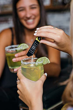 RSVP Skinnies Baja Margarita - Zero Sugar Cocktail Mixers - Gluten Free and All Natural Margarita Drink Mix for Cocktails or Mocktails (4 boxes/24 packets)