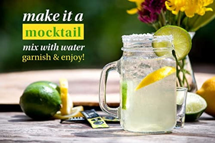 RSVP Skinnies Baja Margarita - Zero Sugar Cocktail Mixers - Gluten Free and All Natural Margarita Drink Mix for Cocktails or Mocktails (4 boxes/24 packets)