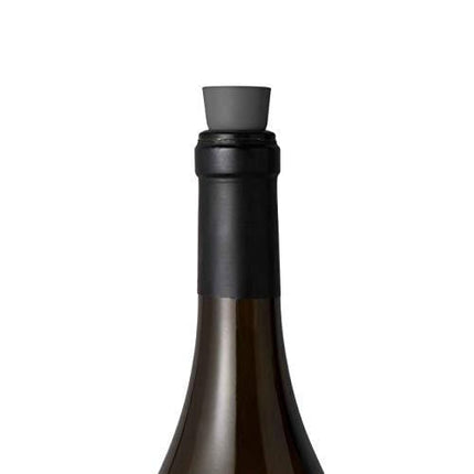 Rabbit Wine and Beverage Bottle Stoppers with Grip Top (Assorted Colors, Set of 4)