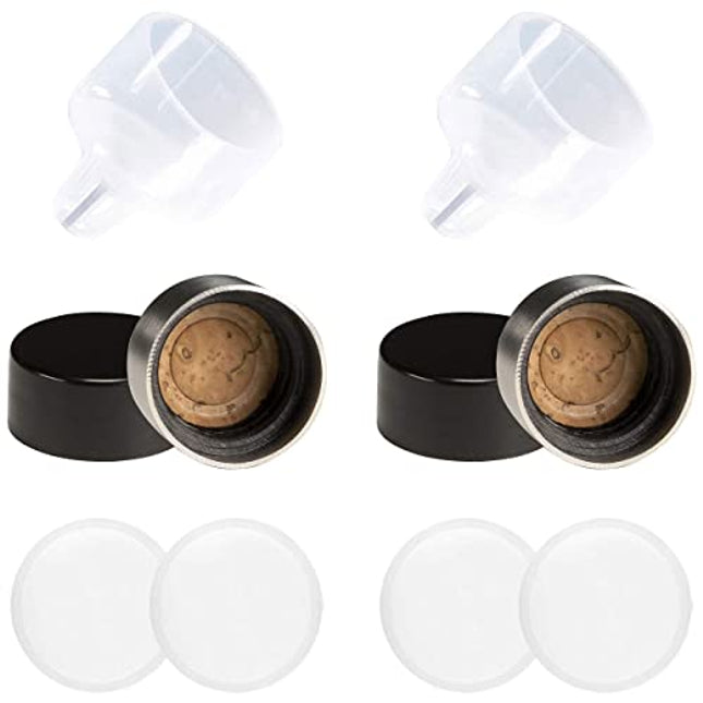 Modern Glass Hip Flask for Whiskey and Spirits (Single Shot 100ml + Double Shot 240ml, Silicone Light Gray)