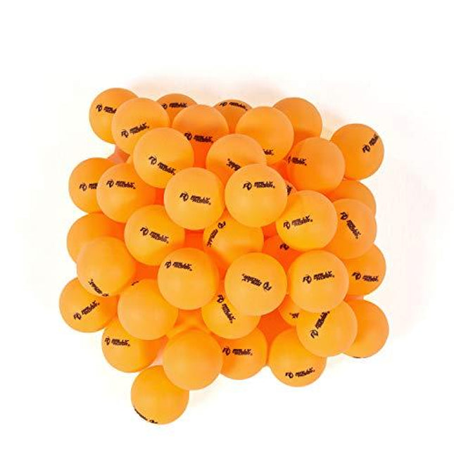 Rally and Roar Beer Pong Balls, 50 Count, 40mm, Orange - Colored Beer Pong Balls for Parties - Washable, Dent-Resistant Beer Pong Ball Set for Beer Pong Shots Game - Premium Table Tennis Accessories