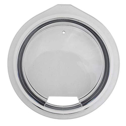 Stainless Steel Insulated Beer Mug: Real Deal Steel 20 Oz Beer Stein with Welded Handle and Clear Plastic Lid - Large Metal Tankard for IPA, Coffee, Tea - Double Walled Mugs for Hot or Cold Drinks (1)