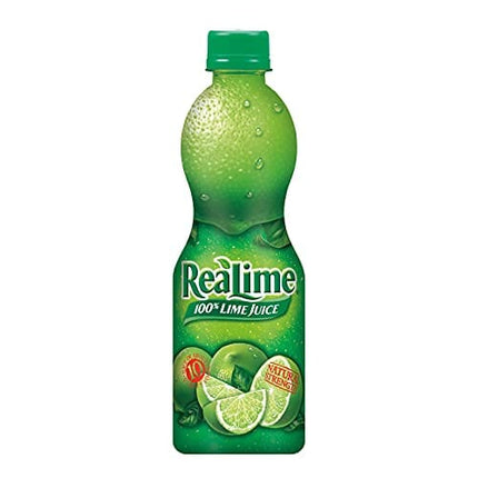ReaLime 100 percent Lime Juice, 15 fl oz bottles (Pack of 12)