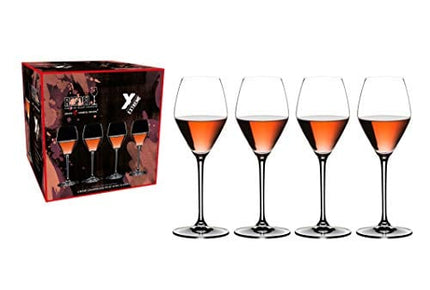 Riedel - 4411/55 Riedel Extreme Rose/Champagne Wine Glass, Set of 4, Clear