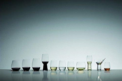 Riedel O Wine Tumbler Cabernet/Merlot and Viognier/Chardonnay, Set of 4, Clear -