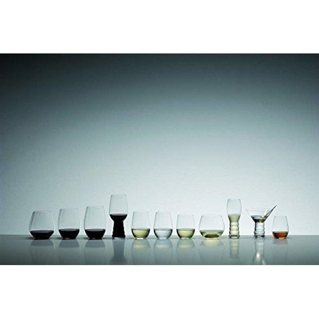 Riedel O Wine Tumbler Cabernet/Merlot and Viognier/Chardonnay, Set of 4, Clear -