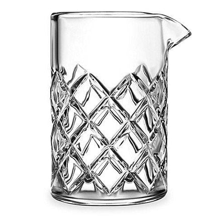 Rippl Cocktail Mixing Glass - 2pc Cocktail Set - 400ml Mixing Glass with Cocktail Strainer