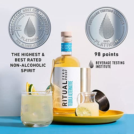 RITUAL ZERO PROOF Gin, Tequila & Whiskey Alternatives | Award-Winning Non-Alcoholic Spirits | 25.4 Fl Oz (750ml) Each | Low & No Calorie | Keto, Paleo & Low Carb Diet Friendly | Alcohol Free Cocktails