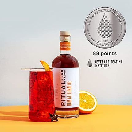 Ritual Zero-Proof Tequila, Gin & Rum Alternatives | Award-Winning Non-Alcoholic Spirits | 25.4 Fl Oz (750ml) Each | Low & No Calorie | Keto, Paleo & Low Carb Diet Friendly | Alcohol Free Cocktails