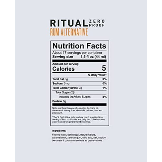 RITUAL ZERO PROOF Tequila, Whiskey, Gin & Rum Alternatives | Award-Winning Non-Alcoholic Spirits | 25.4 Fl Oz (750ml) Each | Low & No Calorie | Keto, Paleo & Low Carb Diet Friendly | Alcohol Free