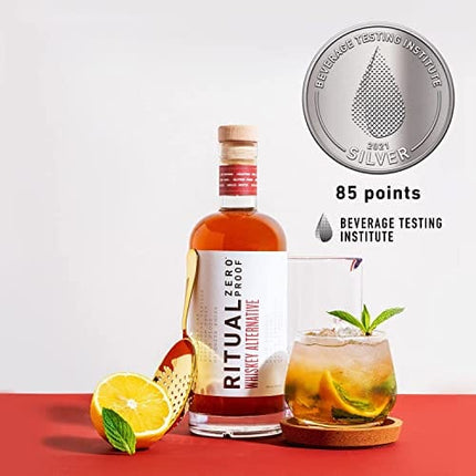 Ritual Zero-Proof Whiskey & Rum Alternatives | Award-Winning Non-Alcoholic Spirits | 25.4 Fl Oz (750ml) Each | Only 10 Calories | Keto, Paleo & Low Carb Diet Friendly | Alcohol Free Cocktails