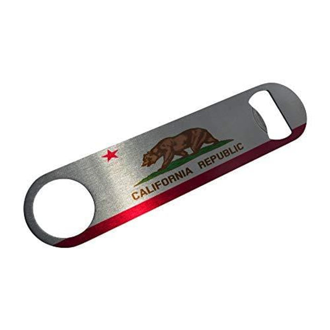 California State Flag Speed Bottle Opener Heavy Duty Gift Californian CA