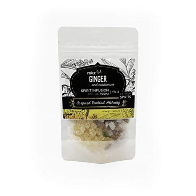 Rokz Ginger Cardamom Spirit Infusion Blend for Cocktails