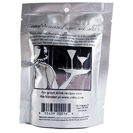 rokz Pomegranate Cocktail Sugar, drink rimmer - 3 Pack