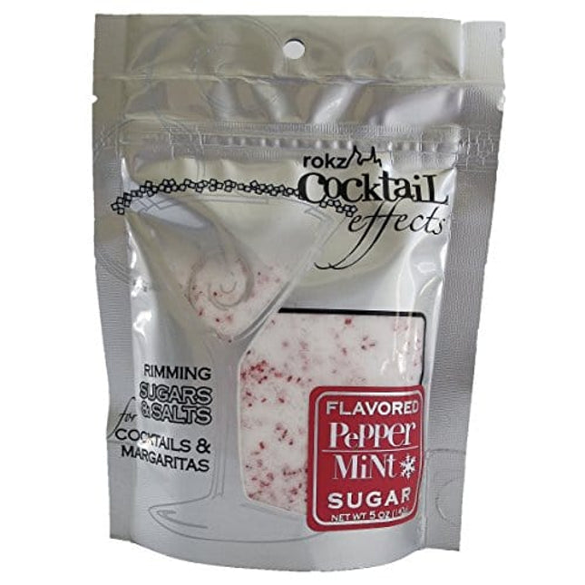 rokz Winter Cocktail Sugars - drink rimmers in Peppermint, Chocolate & Caramel Vanilla, 3 pk
