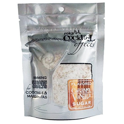 rokz Winter Cocktail Sugars - drink rimmers in Peppermint, Chocolate & Caramel Vanilla, 3 pk