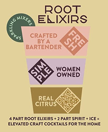 6 Root Elixirs Pineapple Passionfruit Sparkling Mixer 12oz