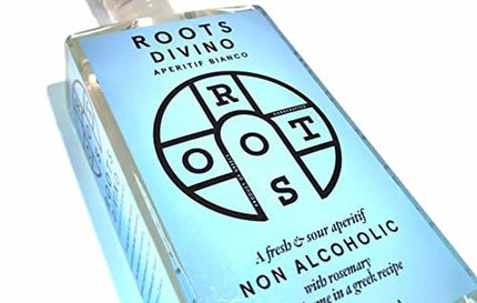 Roots Divino Non Alcoholic Vermouth Collection - Rosso & Bianco | Non alcoholic aperitif from real (Red & White) vermouth | Made in Greece