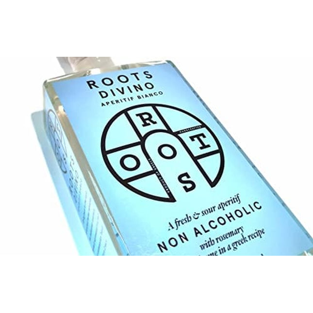 Roots Divino Non Alcoholic Vermouth Collection - Rosso & Bianco | Non alcoholic aperitif from real (Red & White) vermouth | Made in Greece