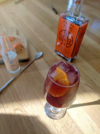 Roots Divino Rosso Non Alcoholic Vermouth | The only wine-based zero proof aperitif | Handcrafted with greek bitter oranges and wormwood | Low Cal | Made in Greece | 23.7fl oz (700ml)