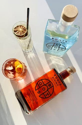 Roots Divino Rosso Non Alcoholic Vermouth | The only wine-based zero proof aperitif | Handcrafted with greek bitter oranges and wormwood | Low Cal | Made in Greece | 23.7fl oz (700ml)