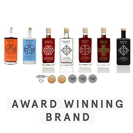 Roots Divino Rosso Non Alcoholic Vermouth | The only wine-based zero proof aperitif | Handcrafted with greek bitter oranges and wormwood | Low Cal | Made in Greece | 23.7fl oz (700ml)