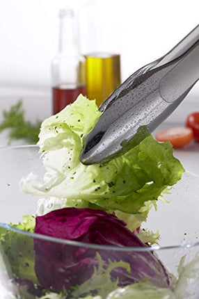 Rösle Stainless Steel 9-inch One-Handed Locking Tongs (12915)
