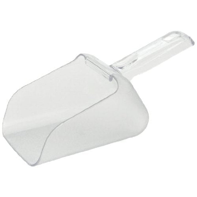 Rubbermaid 9F75 32 oz Capacity, 10.8" Length x 4.8" Width x 4.7" Height, Clear Color, Polycarbonate Bouncer Contour Scoop