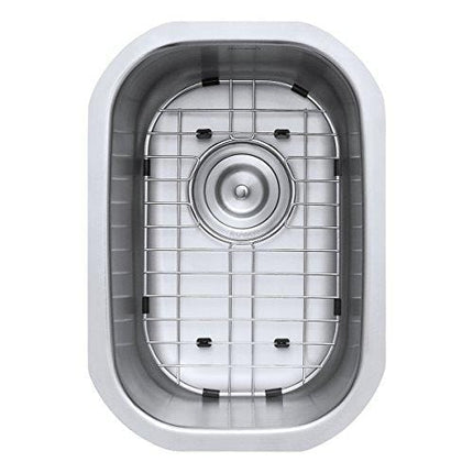 Ruvati RVM4111 Undermount 16 Gauge 12" Bar Prep Sink, Stainless Steel