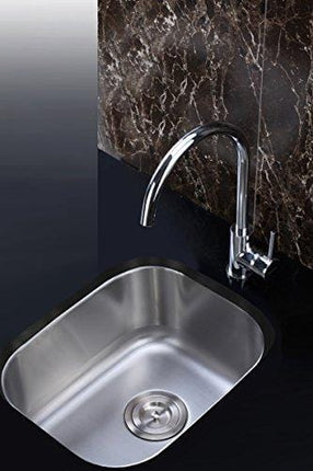 Ruvati RVM4111 Undermount 16 Gauge 12" Bar Prep Sink, Stainless Steel