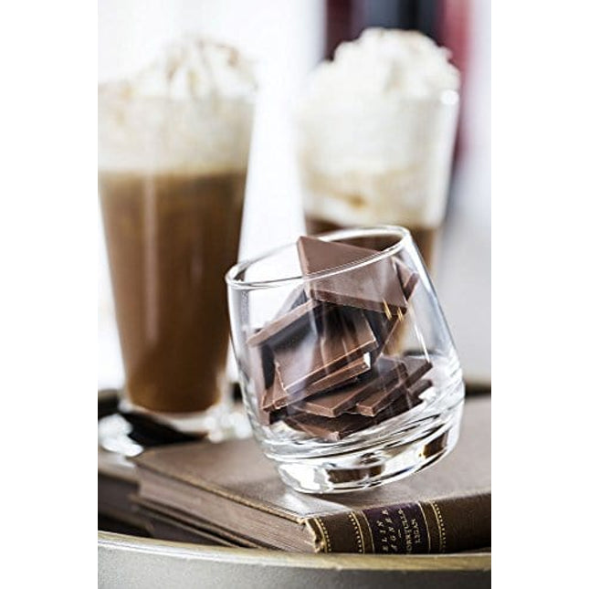 Sagaform Rocking Whiskey Tumbler Glasses, 6 3/4-Ounces, Set of 6