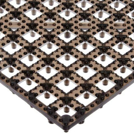 San Jamar - VM5280BK-12 VM5280BK Versa-Mat Interlocking Sanitary Bar Mats