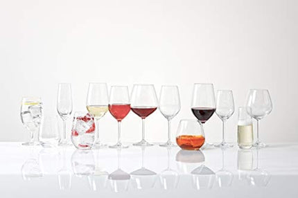 Schott Zwiesel Tritan Crystal Glass Forte Stemware Collection Champagne Flute with Effervescence Points, 7.7-Ounce, Set of 6
