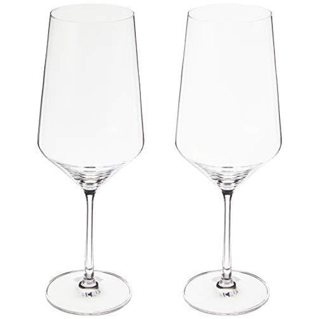Schott Zwiesel Tritan Crystal Glass Stemware Pure Collection Bordeaux Red Wine Glass, 23-Ounce, Set of 2