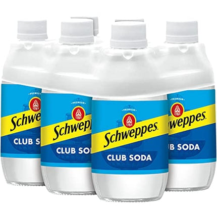 Schweppes Club Soda, 10 Fl Oz (pack of 6)