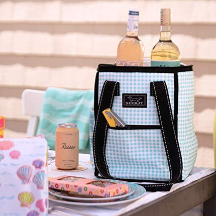 SCOUT Pleasure Chest Soft Cooler, 4 Bottle Wine Cooler Bag, Water Resistant Insulated Soft Cooler Tote with Zipper Closure (Multiple Patterns Available)