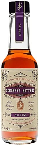Scrappy's Bitters - Orleans, 5 oz - Organic Ingredients, Finest Herbs & Zests, No Extracts, Artificial Flavors, Chemicals or Dyes. Made in the USA!