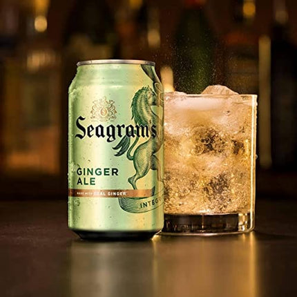 Seagram's Ginger Ale, 7.5 Fl Oz Mini Can (Pack of 18, Total of 135 Oz)