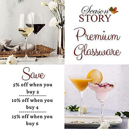 Season Story Wine Glasses (21 oz)