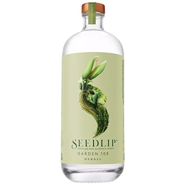 Seedlip Garden 108 - Non-alcoholic Spirit | Calorie Free, Sugar Free | Non-alcoholic Cocktails | 23.7fl oz (700ml)
