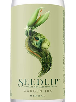 Seedlip Garden 108 - Non-alcoholic Spirit | Calorie Free, Sugar Free | Non-alcoholic Cocktails | 23.7fl oz (700ml)