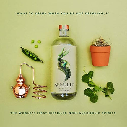 Seedlip Garden 108 & Spice 94 Bundle - Non-alcoholic Spirits | Herbal & Aromatic | Calorie Free, Sugar Free | Non-alcoholic Cocktails | 23.7fl oz (700ml) Each