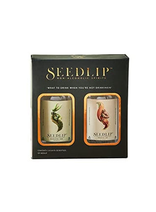 Seedlip Gift Box - Non-alcoholic Spirit | Grove 42 & Garden 108 | Citrus & Herbal Flavour | Gifting Set | 2 x 20cl