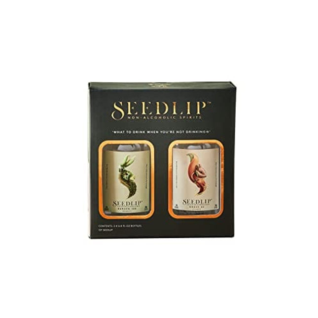 Seedlip Gift Box - Non-alcoholic Spirit | Grove 42 & Garden 108 | Citrus & Herbal Flavour | Gifting Set | 2 x 20cl