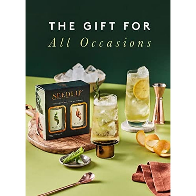 Seedlip Gift Box - Non-alcoholic Spirit | Grove 42 & Garden 108 | Citrus & Herbal Flavour | Gifting Set | 2 x 20cl