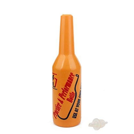 (2 Pack) Flair Bartender Practice & Performance Bottle, 3 inch x 11-1/5 inch - Orange