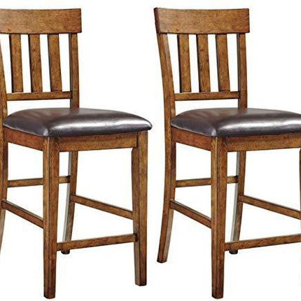 Signature Design by Ashley Ralene Counter Height Bar Stool, Medium Brown