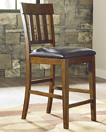 Signature Design by Ashley Ralene Counter Height Bar Stool, Medium Brown