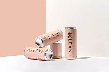 SipClean Low Alcohol Wine .5% Rosé 4 Pack - No Added Sugar Sparkling Wine Non Alcoholic Wine