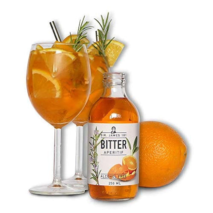 Sir. James 101 Bitter Aperitif Spritz | Alcohol-Free Beverage (12-Pack)